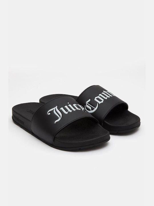 Juicy Couture Slides σε Μαύρο Χρώμα