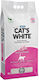 Cat's White Nisip pentru Pisici Bentonită cu Aromă Pudră pentru copii 5lt