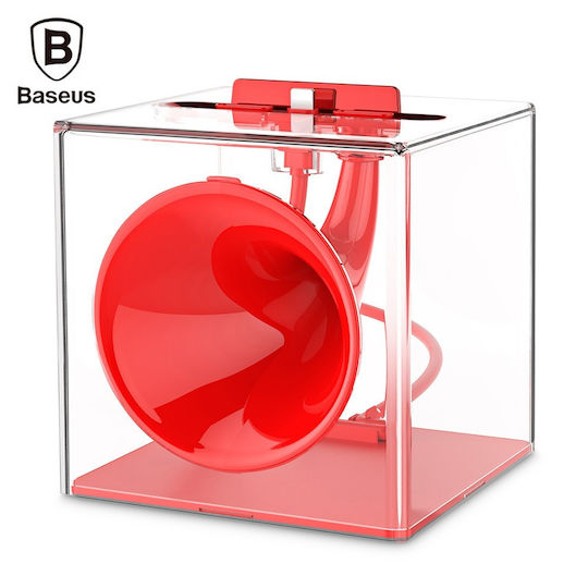 Baseus и кабел Lightning Червен (Amplify Sound Charge Dock)