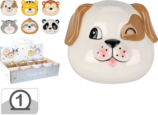 Koopman Children's Money Box Ceramic in Various Designs 9x7x7cm (Various Designs)
