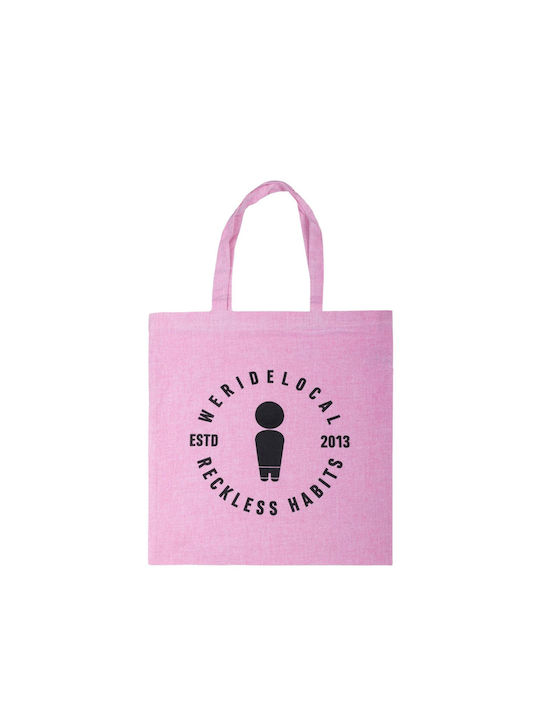 We Ride Local Τσάντα για Ψώνια σε Ροζ χρώμα
