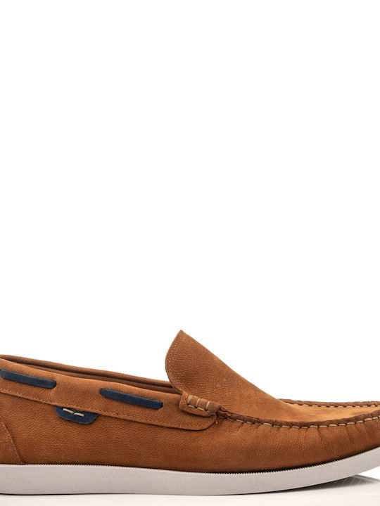 Antonio Shoes Δερμάτινα Ανδρικά Loafers σε Καφέ Χρώμα