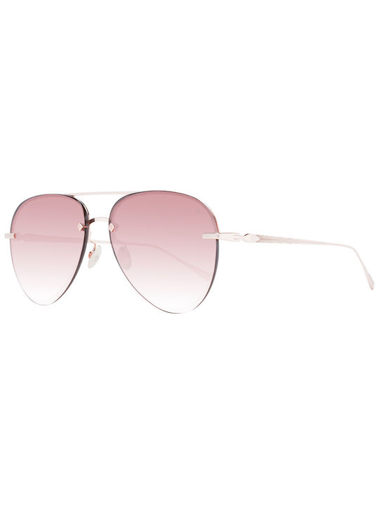Scotch & Soda Women's Sunglasses with Gold Metal Frame and Pink Gradient Lens SS5016 401
