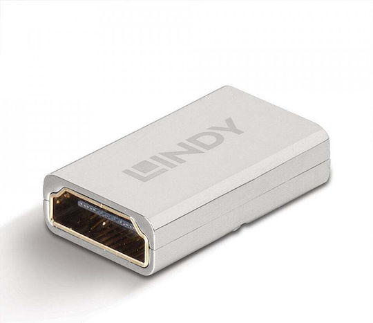 Lindy Konverter HDMI weiblich zu HDMI weiblich Silber 1Stück