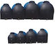 Bakoplast Horizontal Cylindrical Plastic Storage Tank 5000lt for Water / Petroleum White
