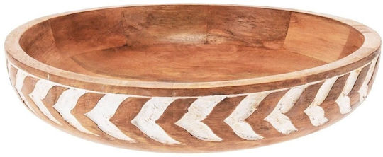 Mango Decorative Bowl Brown 30x30cm