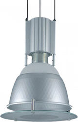 DIL XF28G Φωτιστικό Καμπάνα G8.5 Ασημί Ø28xΥ187cm DIL XF28G Φωτιστικό Καμπάνα G8.5 Ασημί Ø28xΥ187cm