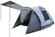 OZtrail Genesis 4v Camping Tent Tunnel Blue 3 Seasons For 4 People 340x220x180cm