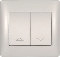 DIL Rhyme Recessed Wall Switch Rolling Shutters...