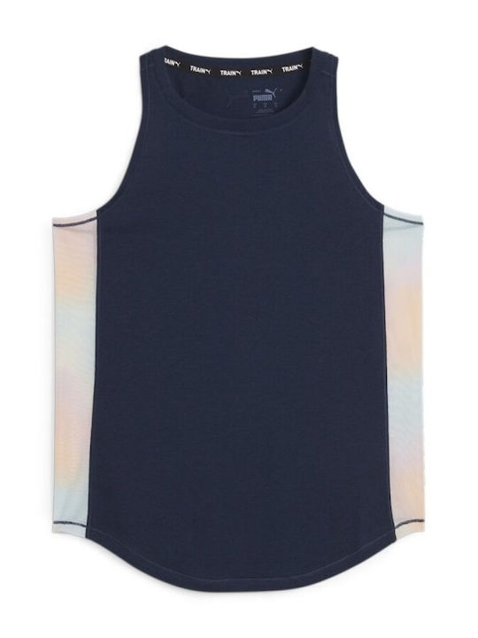 Puma Fashion Women's Summer Blouse Sleeveless Blue