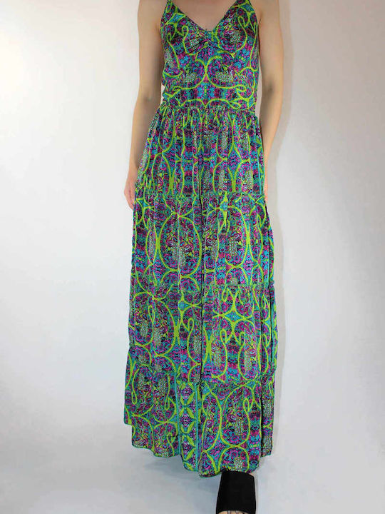 Sinell Summer Maxi Dress colorful