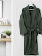 Kipper Fresh Collar Bathrobe Khaki 450gr/m²