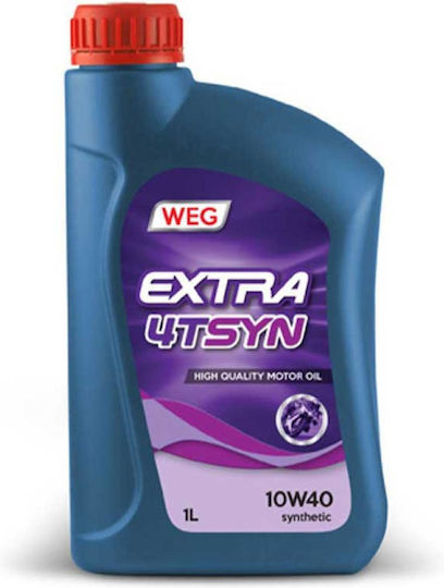 WEG Synthetic Motorcycle Oil for Four-Stroke Engines 10W-40 1lt