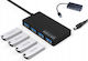 USB 3.0 Hub 4 Anschlüsse mit USB-A Verbindung und Externe Stromversorgung (1027782610)