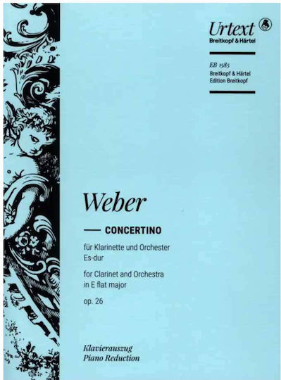 Breitkopf & Hartel Weber - Concertino In Eb Major Op. 26 Παρτιτούρα