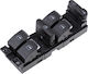 NTY Fensterheberschalter Auto für Seat Leon Volkswagen Golf / Passat 1998-2004 Schwarz