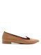 Rolling Steps Shoes Leather Pointy Ballerinas Beige