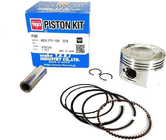 TKRJ Motorcycle Piston 52.4mm for Kymco Agility 125 / Agility for Lifan CITY 125