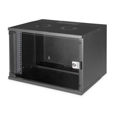 Digitus Wall Mounted Rack Cabinet 37x40x40cm Black DN-49203