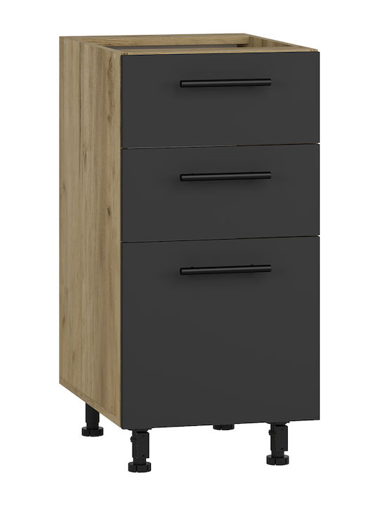 Cabinet Craft Oak/antracyt