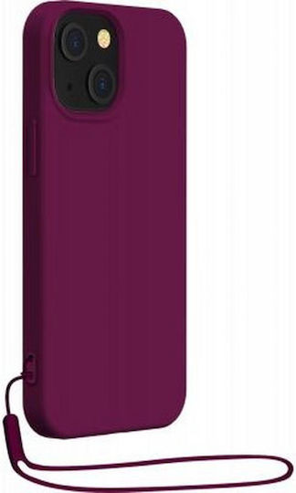 Bigben Interactive Back Cover Σιλικόνης Μπορντό (iPhone 14 Plus)