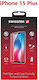 Swissten 3D 0.2mm Full Glue Full Face Tempered Glass (iPhone 15 Pro)