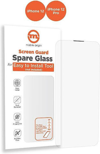Mobile Origin 0.33mm Gehärtetes Glas (iPhone 12 / 12 Pro)