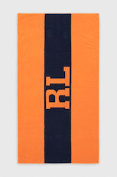 Ralph Lauren Πετσέτα Θαλάσσης Πορτοκαλί 170x90εκ.