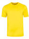 Guess Cn Basic Ανδρικό T-shirt Κοντομάνικο Κίτρινο