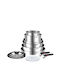 Tefal Ingenio Emotion Cookware Set of Stainless Steel with No Coating Silver 13pcs
