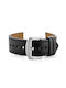 Pacific Leather Strap Black 22mm