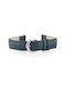 Bisset Leather Strap Blue 14mm