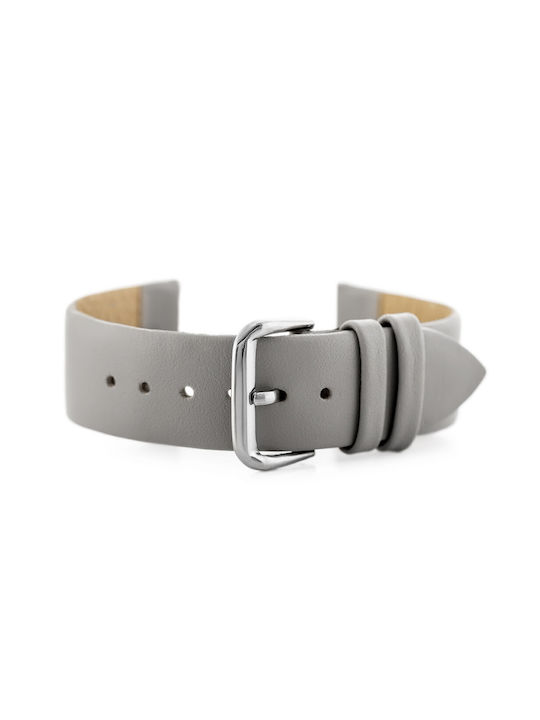 Pacific Leather Strap Gray 22mm