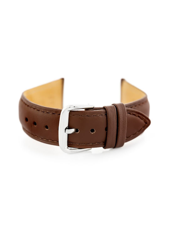 Pacific Leather Strap Brown 14mm