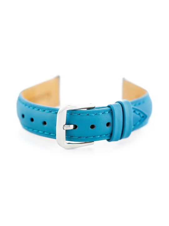 Pacific Leather Strap Light Blue 18mm