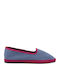 Damen Ballerinas in Blau Farbe