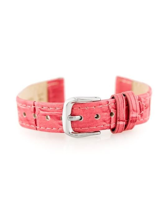 Pacific Leather Strap Pink 12mm