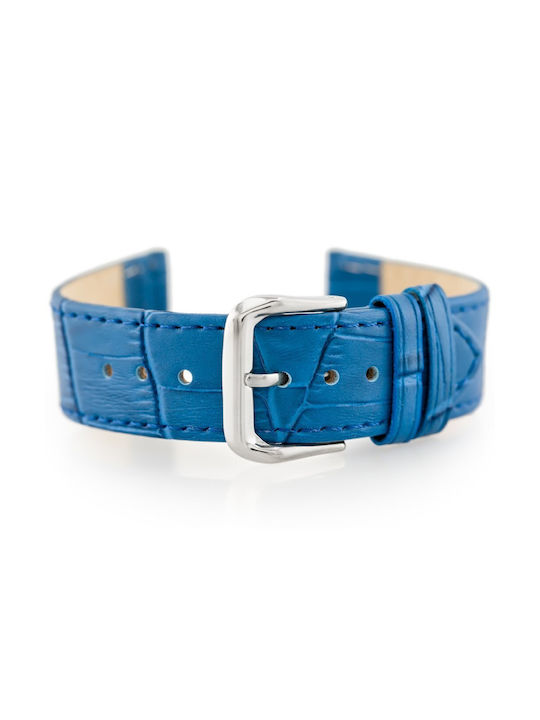 Pacific Leather Strap Blue 20mm