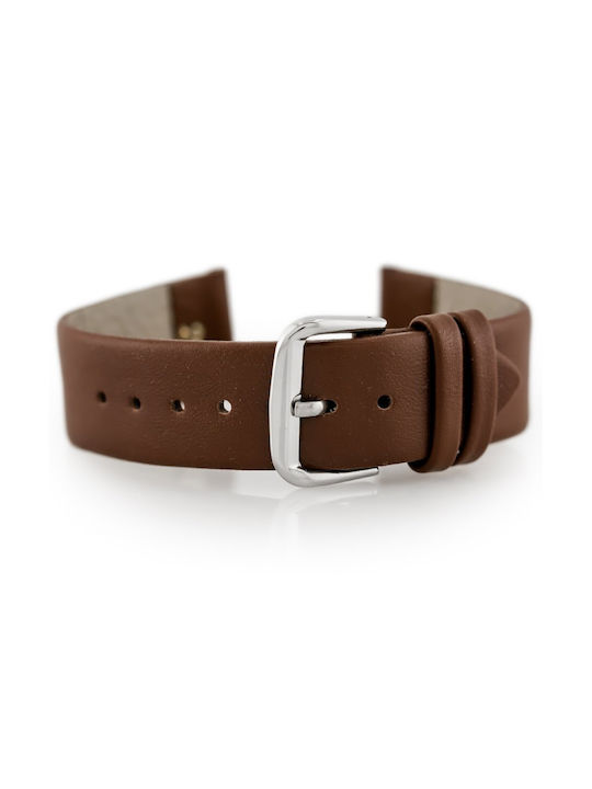 Pacific Leather Strap Brown 18mm