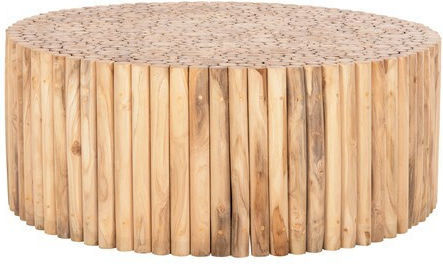 Κεντρικό Τραπεζάκι Cooter Κλαδια Teak-φυσικο