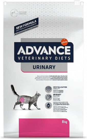 Advance Urinary Dry Food Diet for Cats with Sensitive Urinary with Chicken / Poultry / Fish / Rice / Pork 8kg