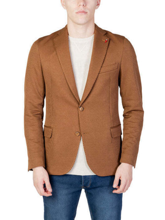 Mulish Men's Winter Suit Jacket Brown