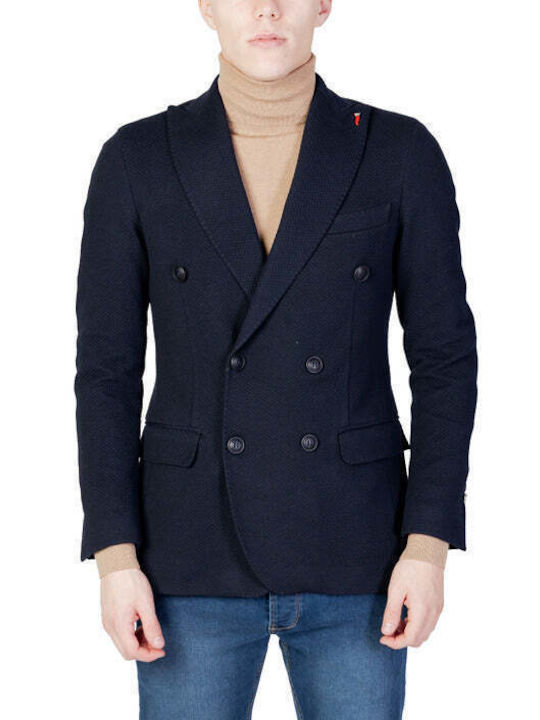 Mulish Men's Winter Suit Jacket Blue