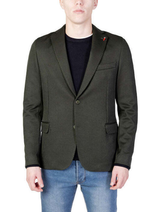 Mulish Men's Winter Suit Jacket Green