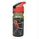 Gim Flip Plastic Spider-man Black City 500 Ml B...