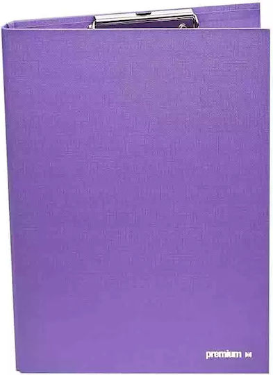 A&G Paper Seminar Folder Clipboard Double PVC Purple A4 35186