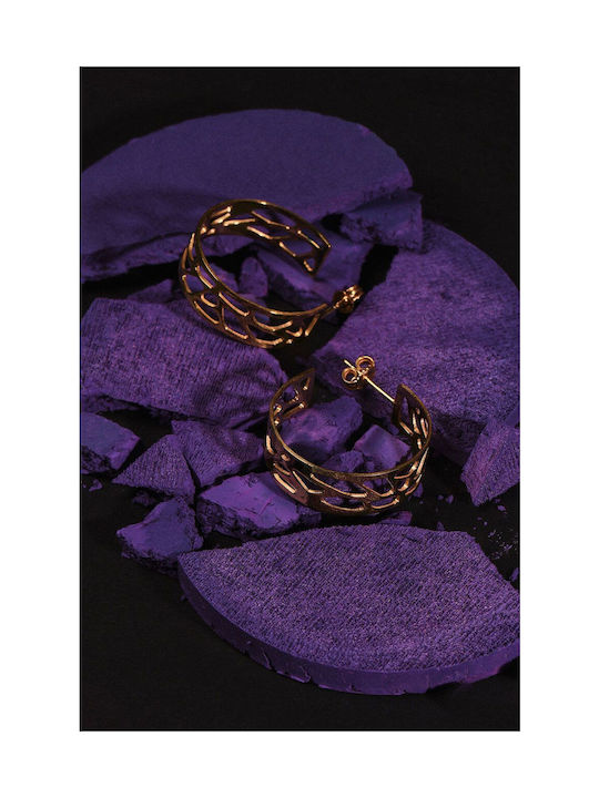 Earrings made of Silver Gold Plated