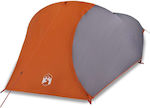 vidaXL Camping Tent Gray with Double Cloth for 4 People 278x215x126cm