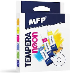 Tempera Paints Neon 12ml 6pcs