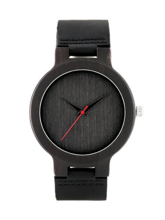 Inny Watch Battery with Gray Wooden Bracelet